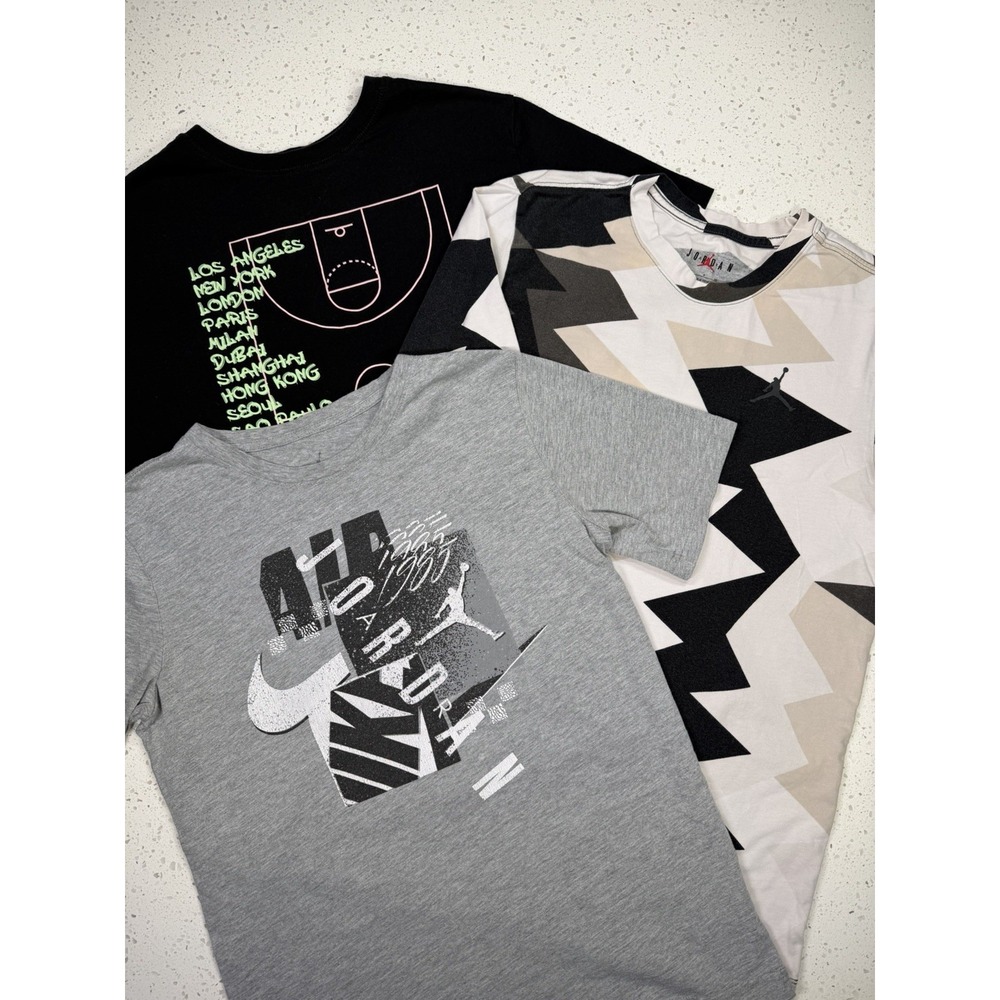 Jordan & Art Class Kids Graphic Cotton T-Shirts Lot of 3, XL L, Short Sleeve